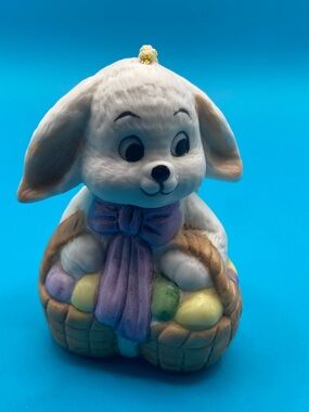 Vintage Jasco Porcelain Bunny Bell